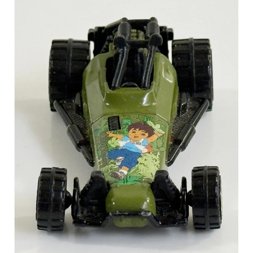 Matchbox Dune Buggy Kids 1:64 Green Go Diego Go Off-Road Toy Car 2006